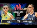 Gabi vs Annie Drews | Brasil vs USA | VNL 2021 (HD)