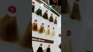 Streax professional colour shade card