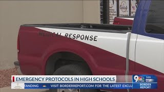 What are the emergency protocol in high schools