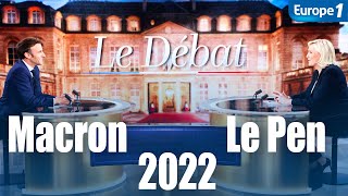 Revivez l'intégralité du débat Macron/Le Pen de l'entre deux-tours 2022