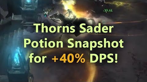 Indispensable Thorns Sader Potion Trick that boosts your Damage! (Season 22 Bombardment Build)