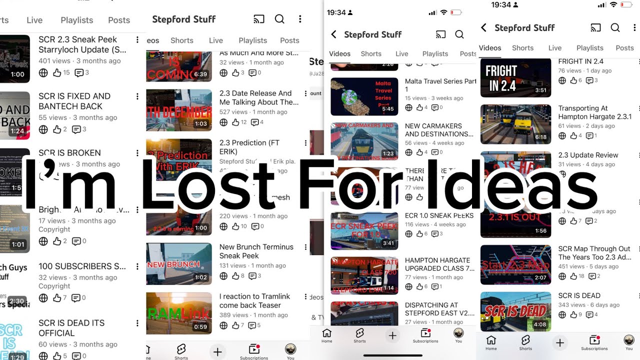 I’m Lost For Ideas 