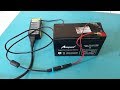 How to charge 12v 7.5AH  battery by laptop charger