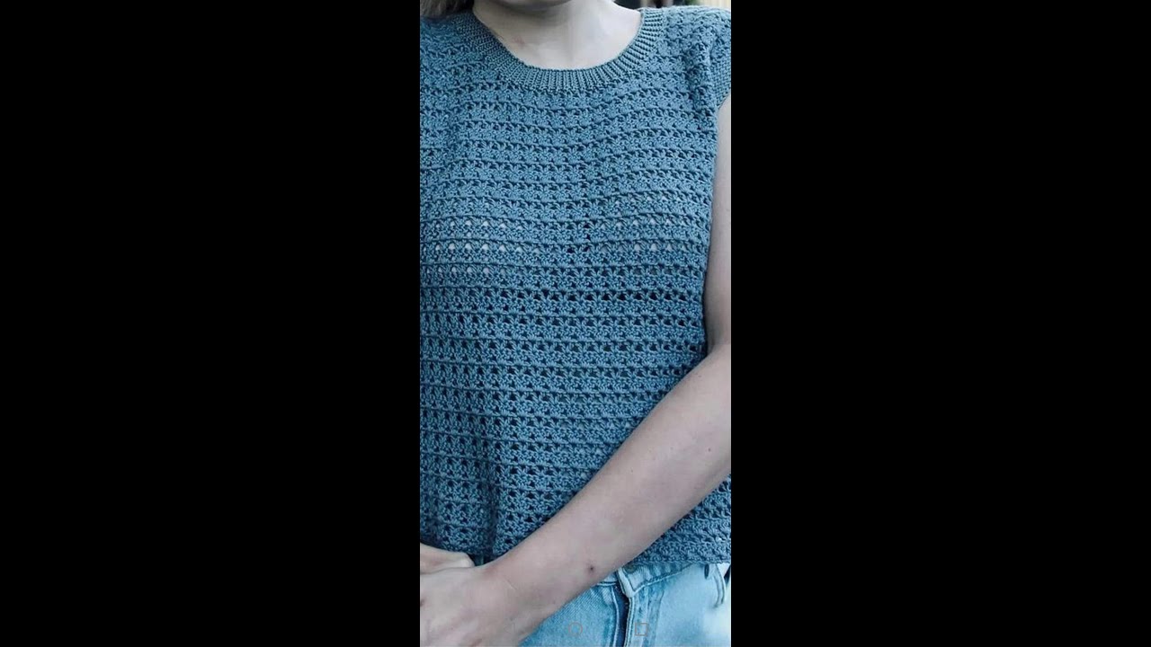 Crosetam Model Usor Pentru Bluze! ❤️❤️❤️