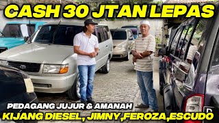 Sikat Murah Cash 30 Jutaan‼️Kijang Diesel Bensin Feroza Jimny Jangkrik Di Garasi Juli Julian 