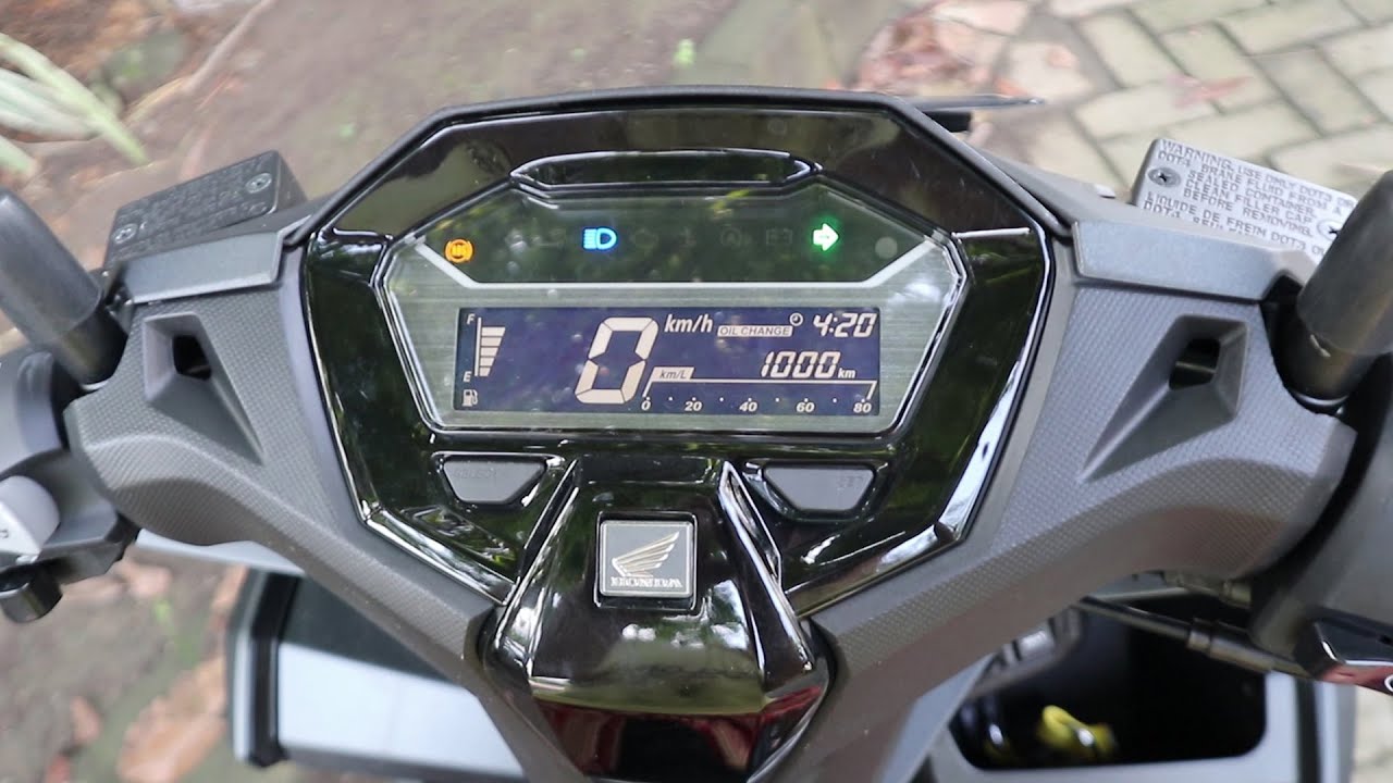 Penjelasan Super Lengkap Speedometer Honda Vario 160 (Fungsi, Fitur