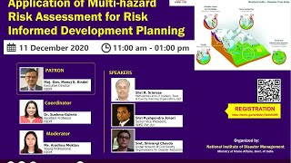 "Application of Multi-hazard Risk Assessment for Risk Informed Development Planning".| NIDM | MHA |