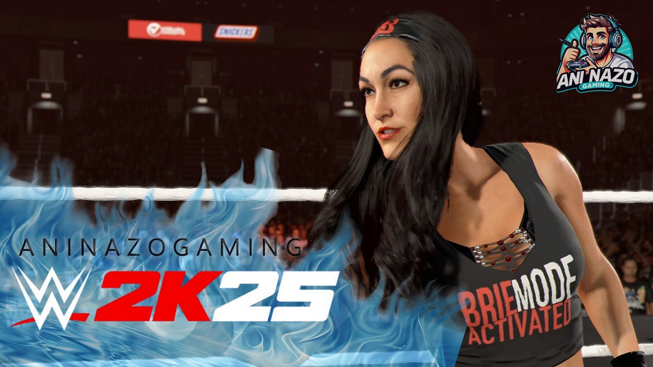 BRIE BELLA is back | Attire, GFX, Entrance, Commentary, Call Name | WWE 2K25 Mod