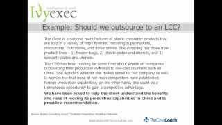 Famous Case Interviews, Killer Frameworks - Ivy Exec Webinar Video Profile