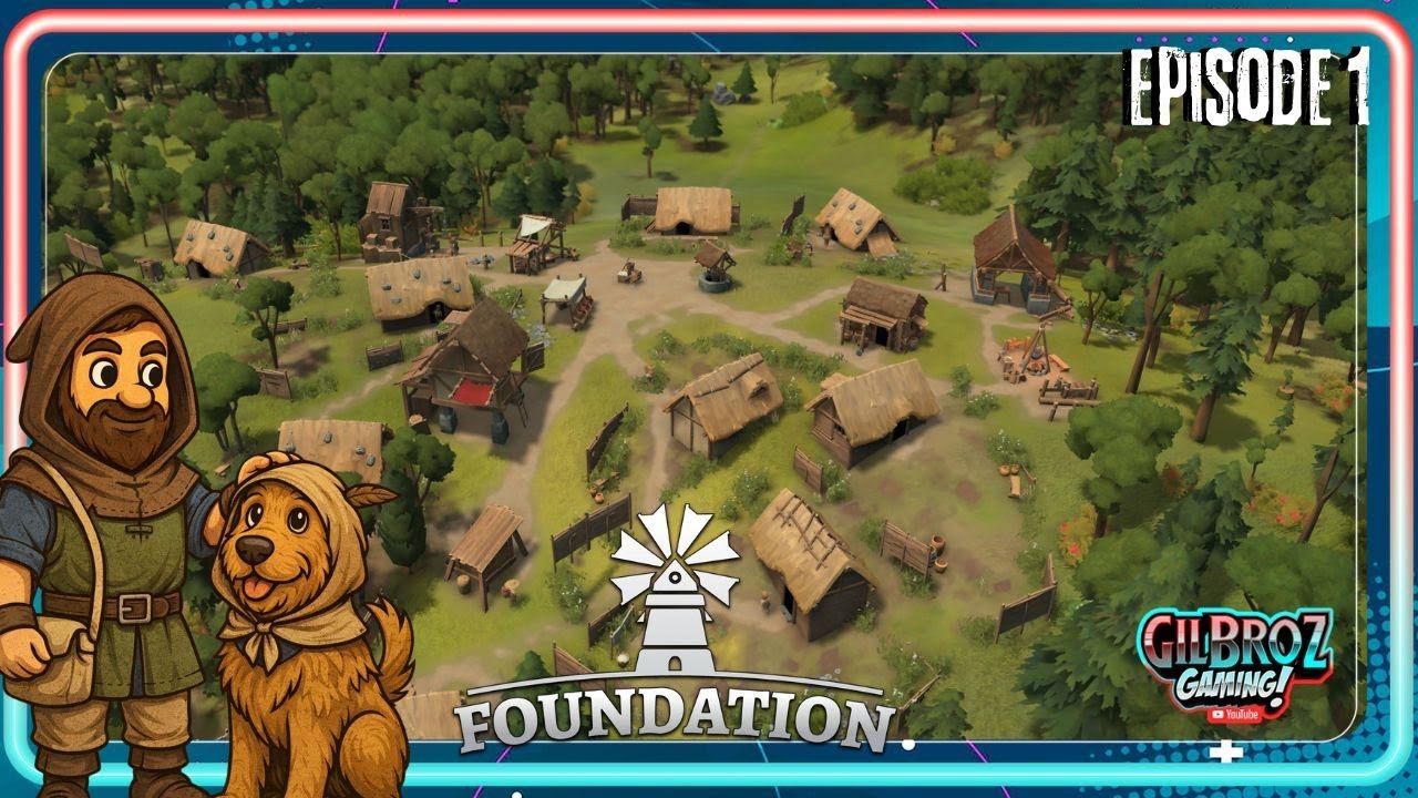 Foundation Ep 1 – A New Kingdom of Gilbronia Begins! Starting Our City From Scratch