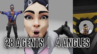 VALORANT: All Agent Selects From Different Angles