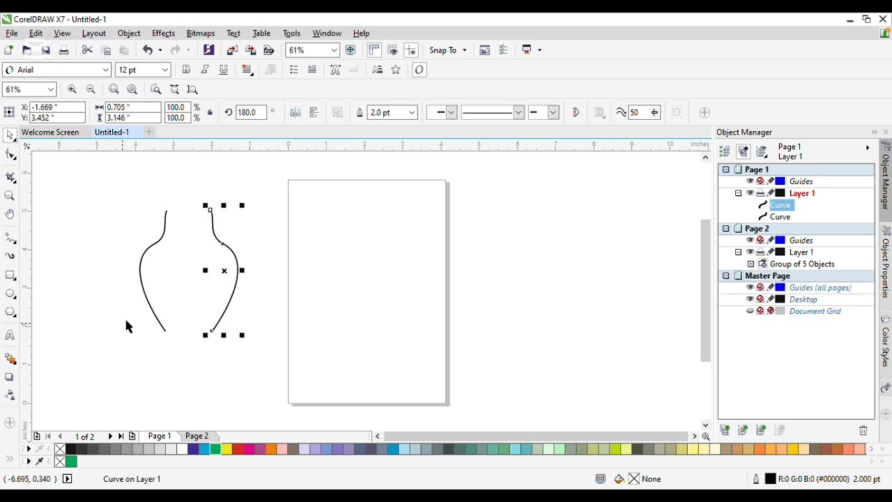 CorelDraw tutorial for beginners Please follow up for more 🙏🙏 