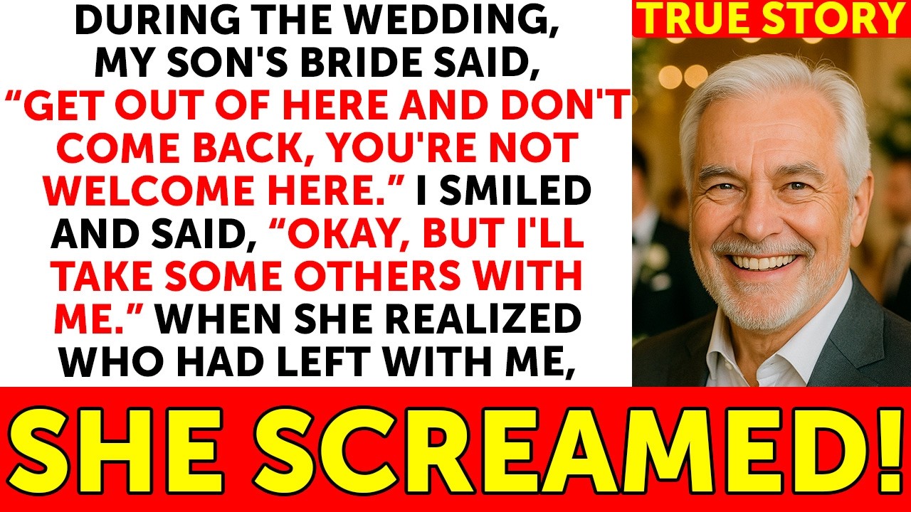 “Get Out Of Here!” Said My Son's Bride During The Wedding. So I Left, But Not Alone...