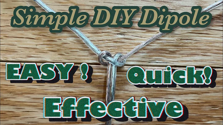 DIY cheap, easy, effective, speaker wire dipole! This was actually 3 watts.