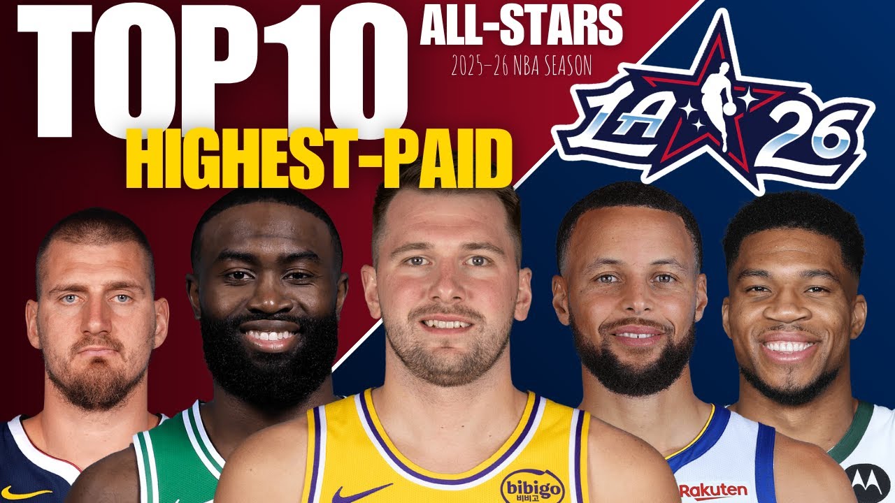TOP 10 HIGHEST-PAID NBA ALL-STARS | 2025–26 SEASON (CASH EARNINGS)