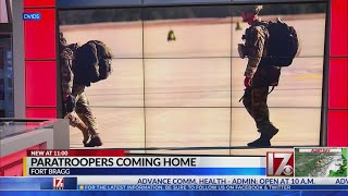 Fort Bragg soldiers coming home after sudden deployment