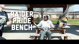 NTV Raider Pride Ad: Raider Pride Bench