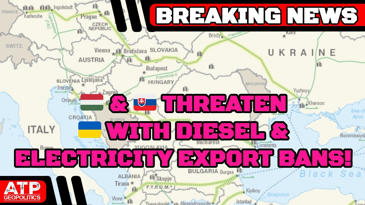 BREAKING: Hungary & Slovakia Threaten Ukraine over Druzhba Oil Shutdown