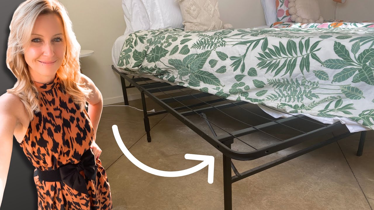 Foldable Metal Platform Bed Frame Review