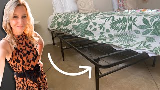Foldable Metal Platform Bed Frame Review