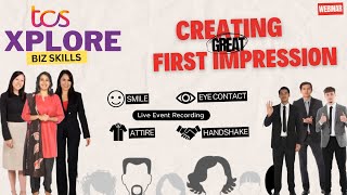 Creating Great First Impressions | BizSkills Webinar - TCS Xplore | Recording screenshot 3