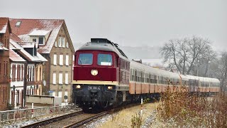 Ebs 132 334 Mit Städte-Express Einfahrt Thale Hbf