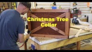 DIY Christmas Tree Wooden Collar