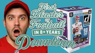 First Football Blaster in 8 Years! RETAIL Blaster Box Magic 2025 Donruss Football Downtown