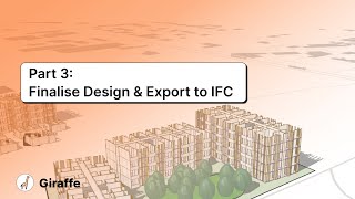Part 3: Finalise Design & Export to IFC