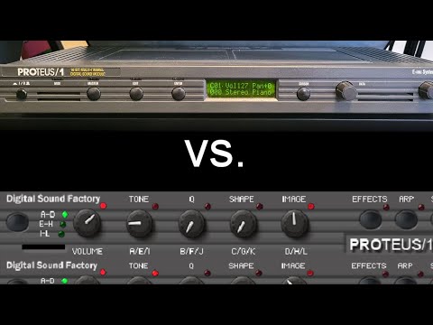 E-MU Proteus vs. Kontakt Library