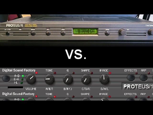 E-MU Proteus vs. Kontakt Library - YouTube