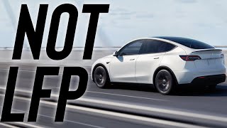 RWD Model Y is NOT LFP