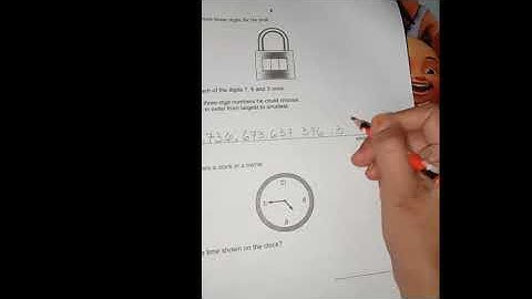 Math grade 6 : check point 1