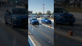 Mitsubishi Evo X vs Subaru WRX STI: The Battle of the Rally Legends! Who Won? (DRAG RACE)
