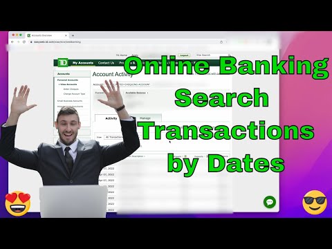 Online Banking Search Accounts by Date