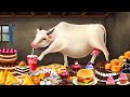 बैल पत्नी के पकवान - Bull Wife's Dish Story | Hindi Moral Stories Kahani...