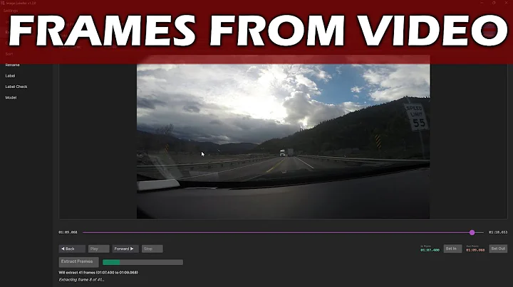 Easy, free tool to extract frame images from video files