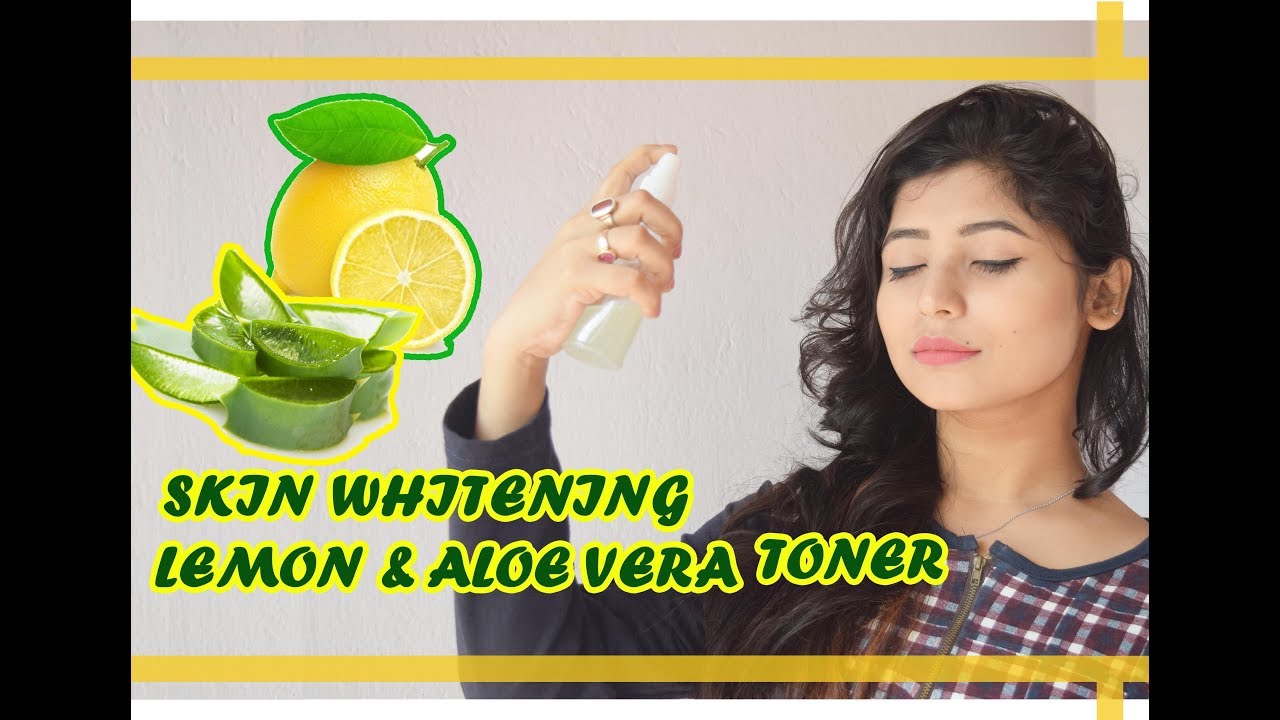 brightening lemon juice facial toner