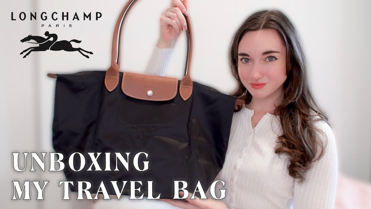 Longchamp Le Pliage Large Bag Unboxing + Review / work & travel