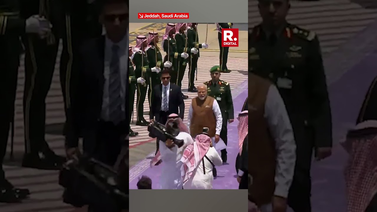 PM Modi Arrives in Jeddah For His Two Day Visit