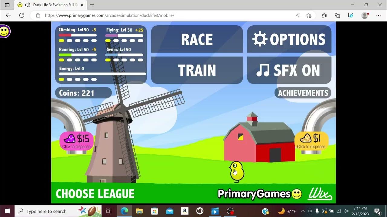 Duck Life 3 Evolution Gameplay Part 2 Collecting and Racing as a
