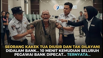 VIRAL‼️Diusir Dari Bank, Kakek Tua Ini Membuat Semua Pegawai Menangis, Ternyata!, cerpen
