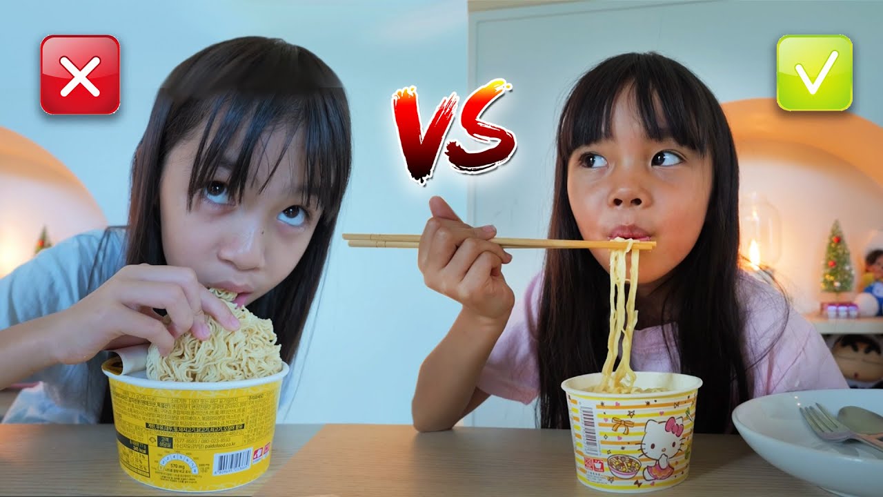 มาม่าดิบ vs มาม่าต้ม