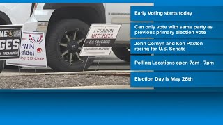 Early voting begins in runoff elections