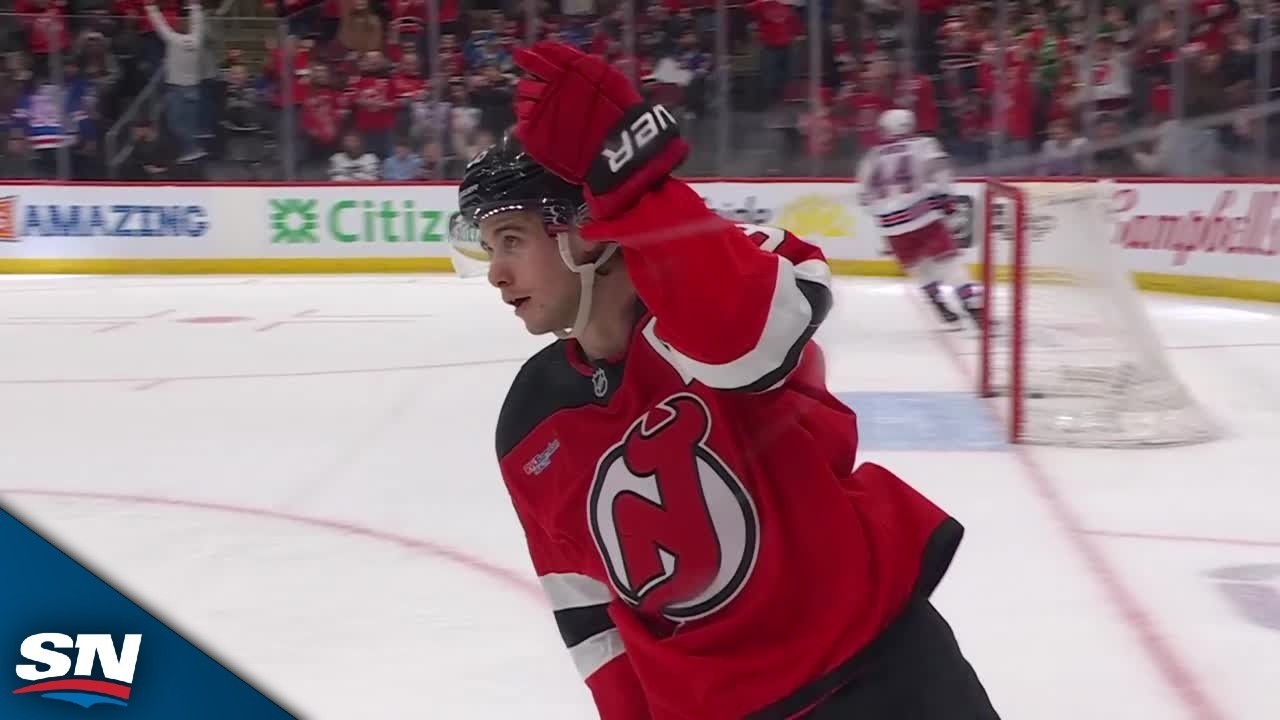 Jack Hughes Notches Fourth Career Hat Trick To Lead Devils Past Rangers