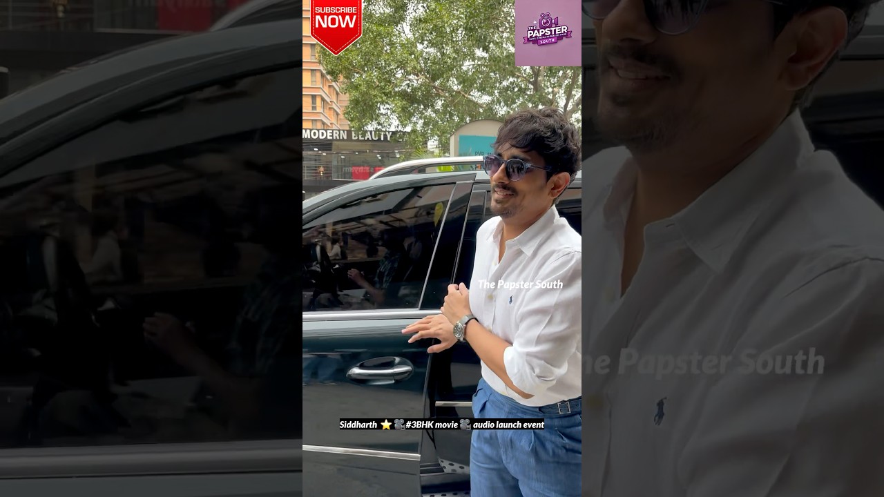 Actor Siddharth ⭐️ spotted at 