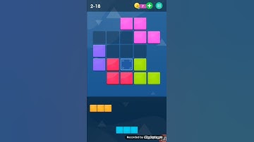 Samart Puzzles Block Normal level 18 Walkthrough solution #Short #Virul