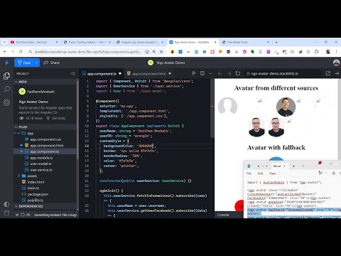 Angular ngx-avatar Example