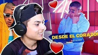 Video voorbeeld van "REACCIONO a BAD BUNNY🔥DESDE EL CORAZON!!❤️ (Oficial Video) - Themaxready"