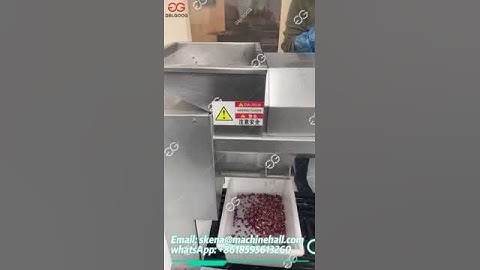 Pomegranate Aril Separator Machine Pomegranate Peeling Line